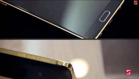 Samsung Galaxy S6 Edge Gold edition